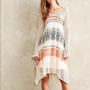 anthropologie sleeping onsnow knit risen sun dress